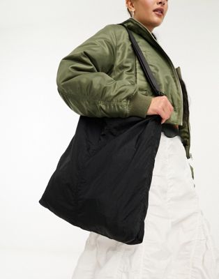Weekday Noa tote bag in black - ASOS Price Checker