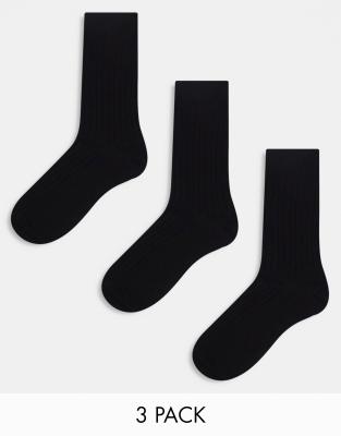 Weekday Noah 3-pack Socks In Black