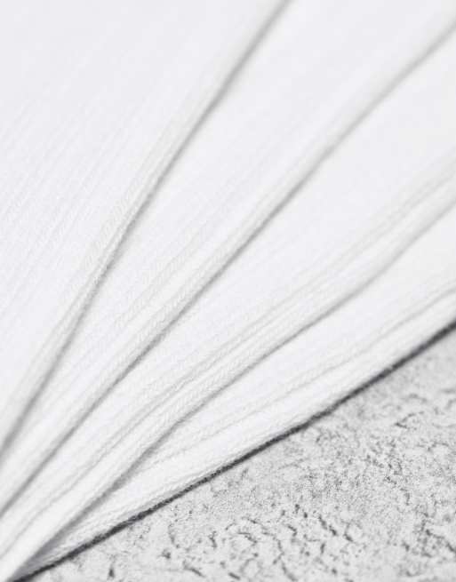 Weekday noah 3-pack socks in white , 2 of 4
