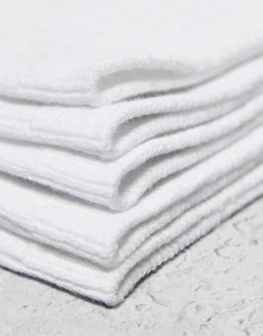 Weekday noah 3-pack socks in white , 3 of 4