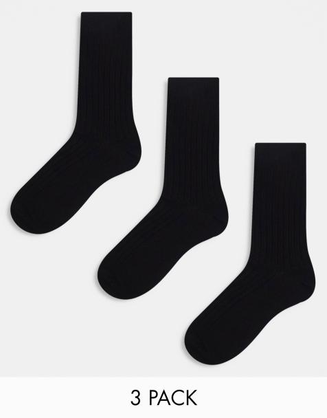 Weekday – Noah – Socken in Schwarz im 3er-Pack - view 1