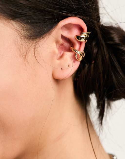 Weekday - Noor - Oorcuffs in goud