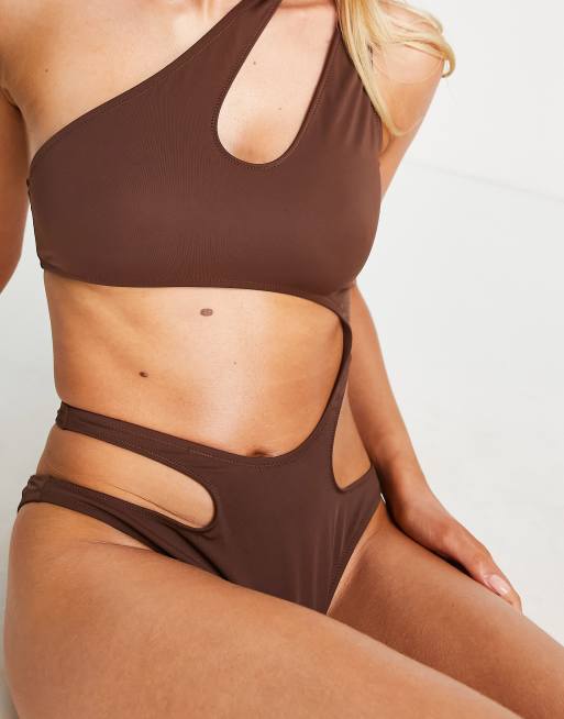 Asics store swimwear Brown