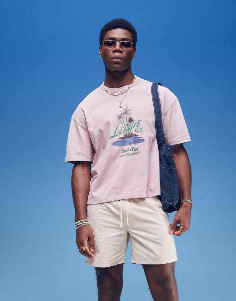 Weekday Olsen regular fit shorts in beige