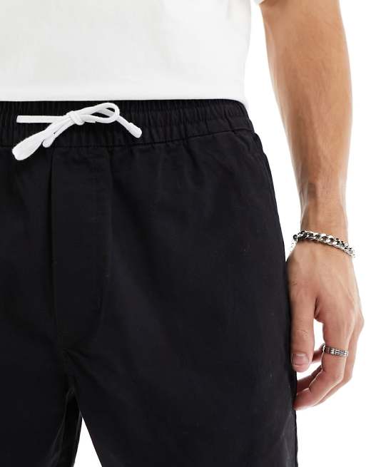 Weekday - Olsen - Sorte shorts i regular fit, 3 af 5