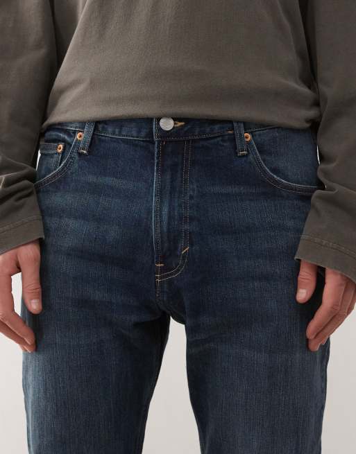 Weekday – Orion – Schmale, gerade geschnittene Jeans in verwaschenem Mittelblau, 4 von 5