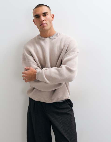 Weekday Oversize-Pullover in Cremeweiß - view 1