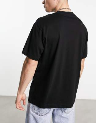 Weekday Oversized 2-pack T-shirt In Black