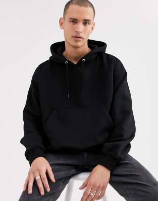 weekday hoodie black