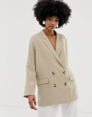 beige blazer oversized