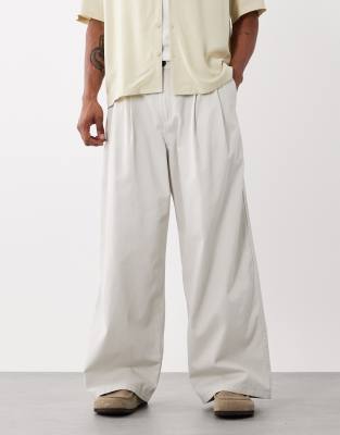 Weekday Oversized Chino Pants In White