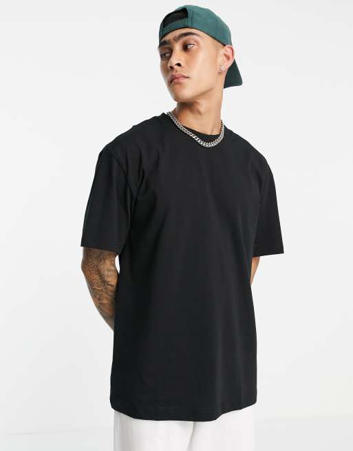 Weekday oversized graphic dream print t-shirt in black