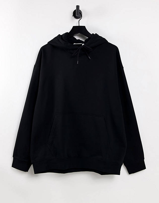 Weekday - oversized hoodie in black