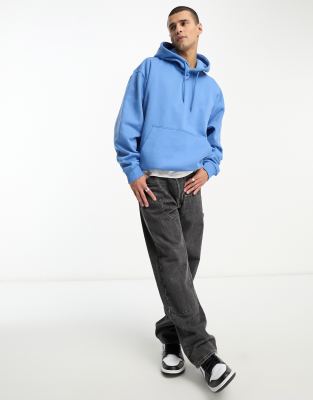 Weekday Oversized Hoodie In Blue | ModeSens