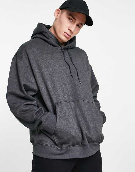 Grey melange outlet hoodie