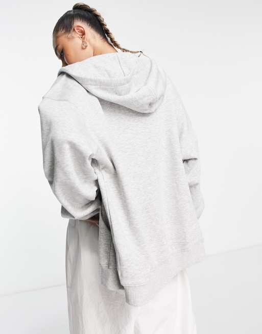 Weekday oversized hoodie in gray