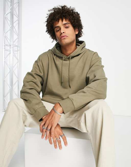 Oversized khaki hoodie new arrivals