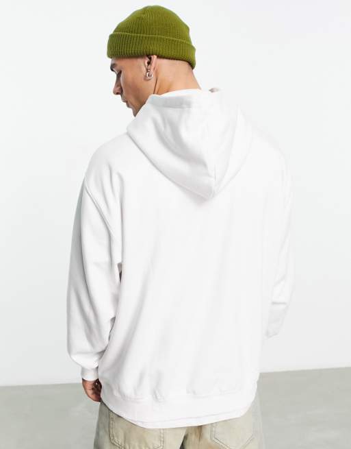 Weekday store white hoodie