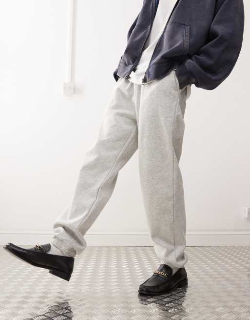 Weekday oversized sweatpants in gray