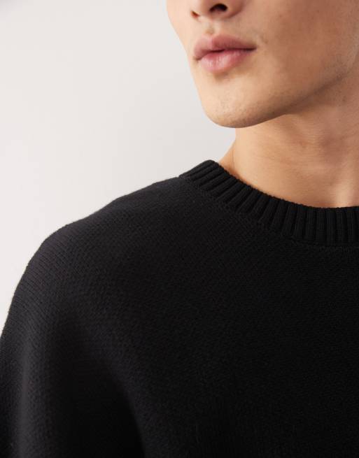 Weekday oversized jumper in black, 5 of 5