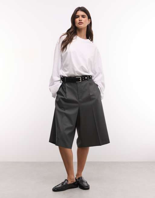 Weekday oversized long sleeve top in white, 3 of 4