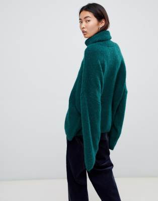 oversized roll neck jumper