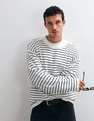 Weekday Oversized Sweater In White
