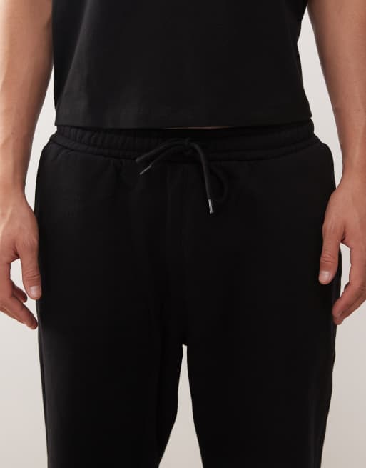 Weekday oversized sweatpants in black, 5 of 5
