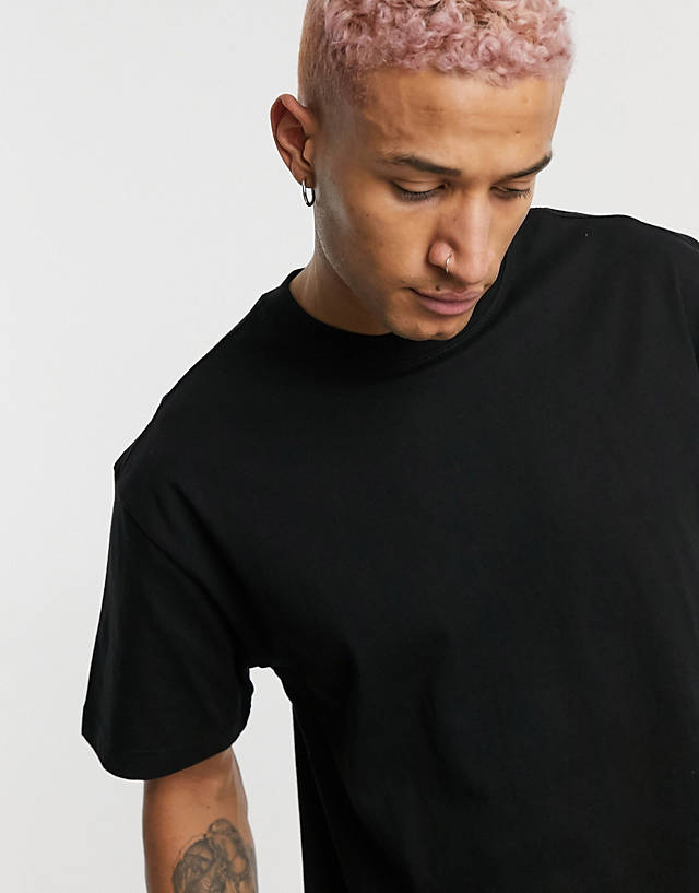 Weekday - oversized t-shirt in black