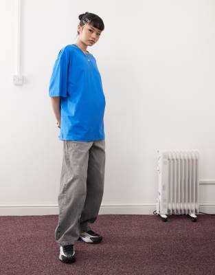 Weekday Oversized T-shirt In Blue