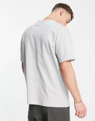 Weekday Oversized T-shirt In Gray