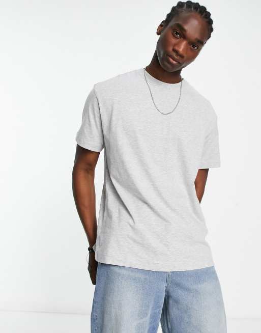 Weekday - Oversized T-shirt in grijs