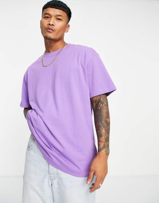 Weekday oversized t-shirt in lilac | ASOS