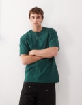 [Weekday] Weekday oversized t-shirt in petrol green XS Dark green