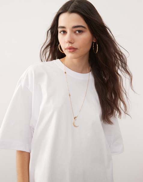 Weekday - Oversized T-shirt in wit - view 1