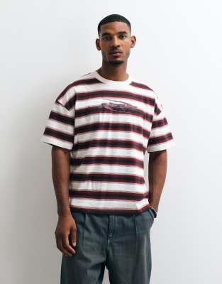 Weekday Oversized T-shirt With Graphic Print In Multi