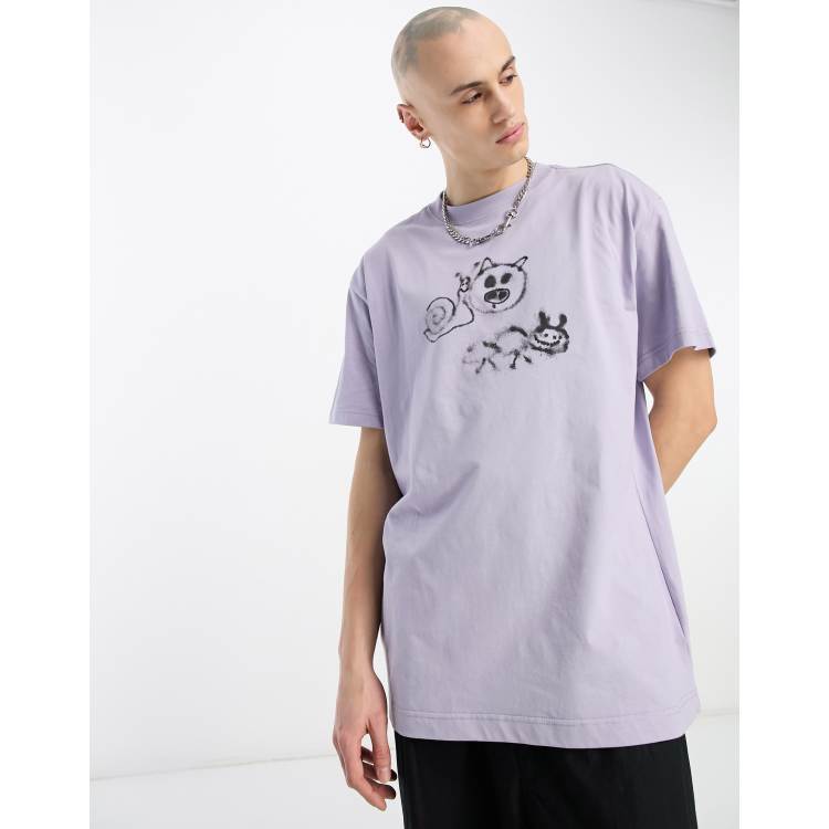 Cheap store purple shirts