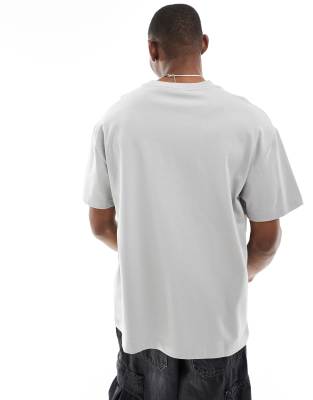 【SATIIIZ】Heden Printed Short-Sleeved T-Shirt Hed Mayner Oversized Short Sleeve T-Shirt in White | SVD USA
