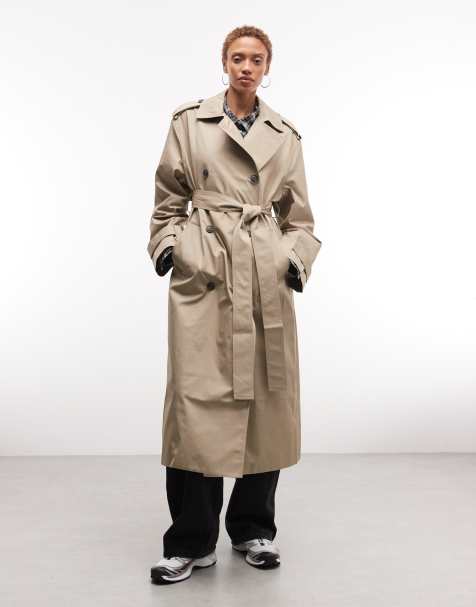 Weekday - Oversized trenchcoat in beige - view 1
