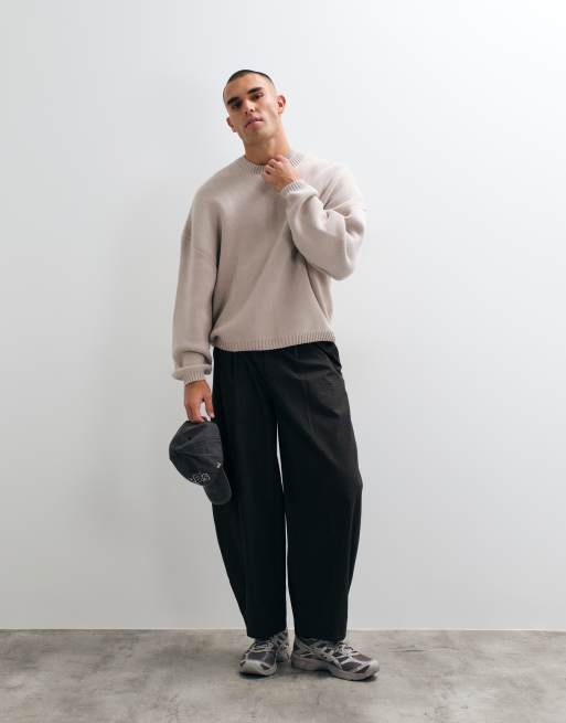 Weekday - Oversized trui in crème, 2 van 5
