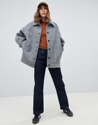 Weekday oversized wool trucker jacket 
