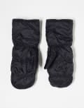 [Weekday] Weekday padded mittens in black No Size Black
