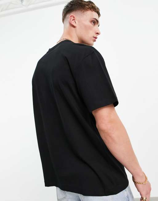 Weekday - Pakke med 2 oversized sort T-shirt, 2 af 4