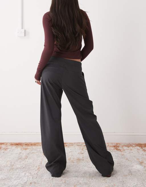 Weekday - Pantalon ample élégant - Gris chiné, 3 de 5