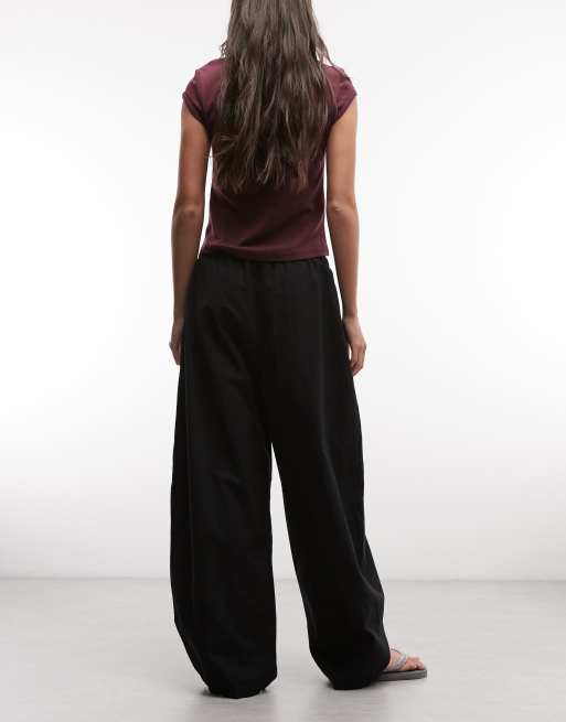 Weekday - Pantalon bouffant parachute - Noir, 3 de 5