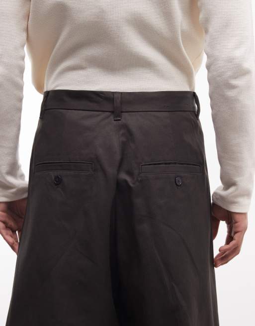 Weekday - Pantalon chino ample - Gris foncé, 5 de 5