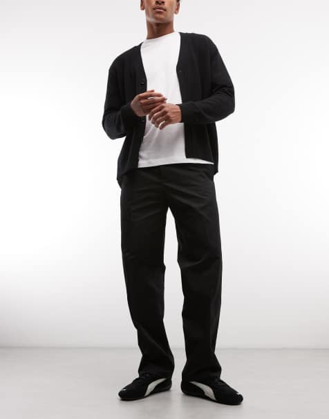 Weekday - Pantalon chino décontracté - Noir - view 1