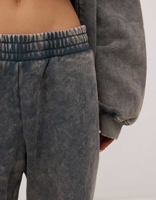 Weekday - Pantalon de jogging oversize d'ensemble - Bleu délavé, 3 de 5