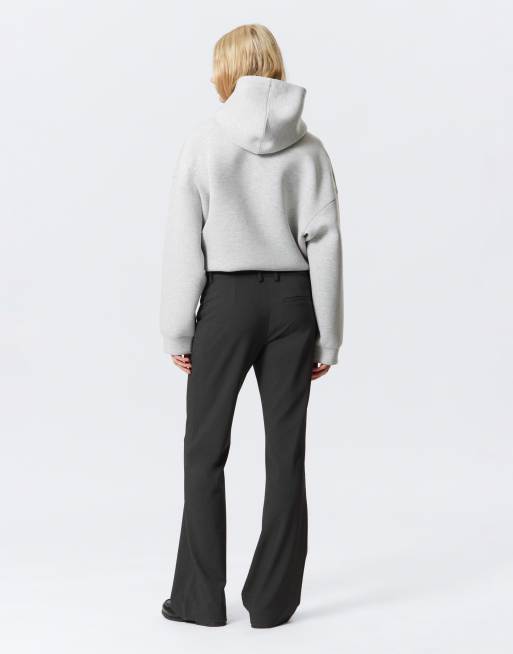Weekday - Pantalon habillé légèrement évasé - Gris foncé, 3 de 3