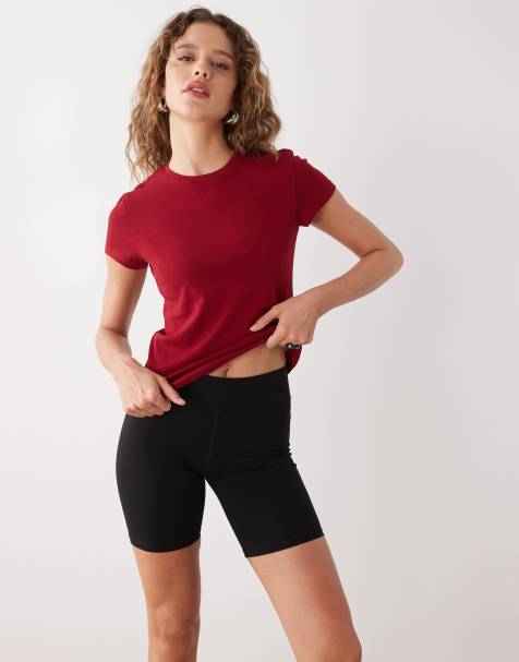 Weekday - Pantaloncini in jersey neri - view 1